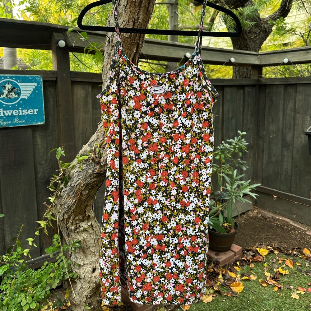 Nike Medium Slim Fit 90s/Y2K Cami Floral Dress